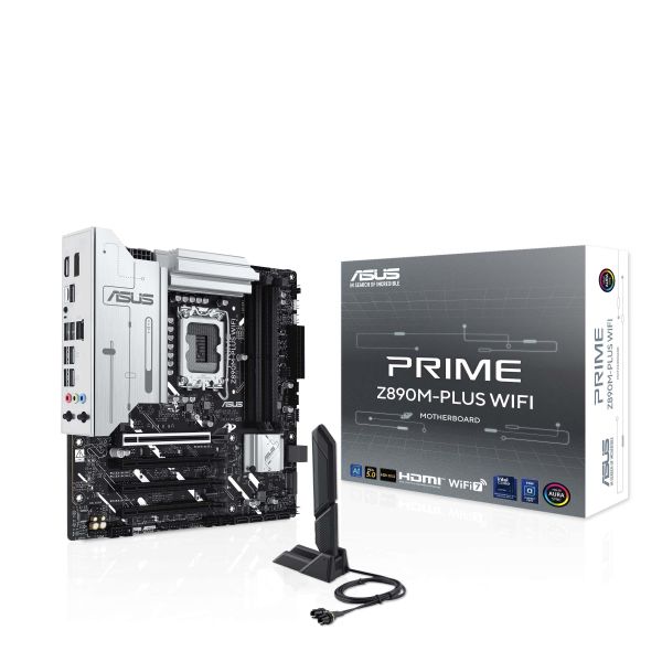 ASUS PRIME Z890M-PLUS WIFI Intel Z890 LGA 1851 (Socket V1) micro ATX (90MB1J80-M0EAY0)