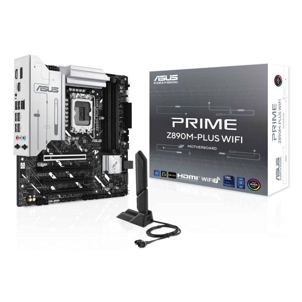 ASUS PRIME Z890M-PLUS WIFI Intel Z890 LGA 1851 (Socket V1) micro ATX (90MB1J80-M0EAY0)