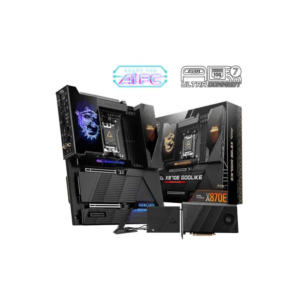 MSI MEG X870E GODLIKE moederbord AMD X870E Socket AM5 Verlengd ATX (7E48-001R)