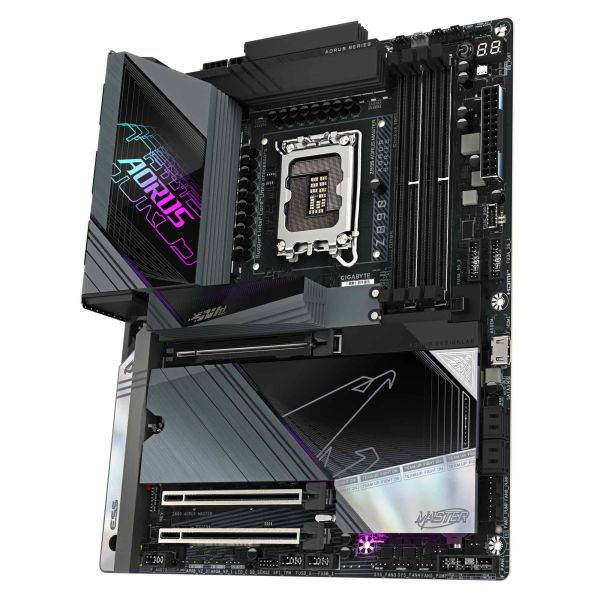 GIGABYTE Z890 AORUS MASTER moederbord Intel Z890 LGA 1851 (Socket V1) ATX (Z890 AORUS MASTER) GIGABYTE Z890 AORUS MASTER moederbord Intel Z890 LGA 1851 (Socket V1) ATX (Z890 AORUS MASTER)