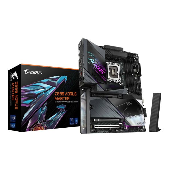 GIGABYTE Z890 AORUS MASTER moederbord Intel Z890 LGA 1851 (Socket V1) ATX (Z890 AORUS MASTER)
