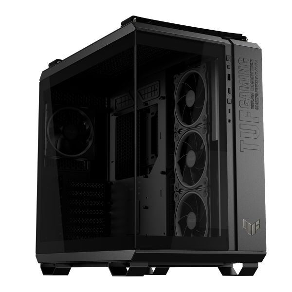 ASUS TUF GAMING GT502 Horizon TG ARGB Black Midi Tower Zwart (90DC0090-B19020) ASUS TUF GAMING GT502 Horizon TG ARGB Black Midi Tower Zwart (90DC0090-B19020)