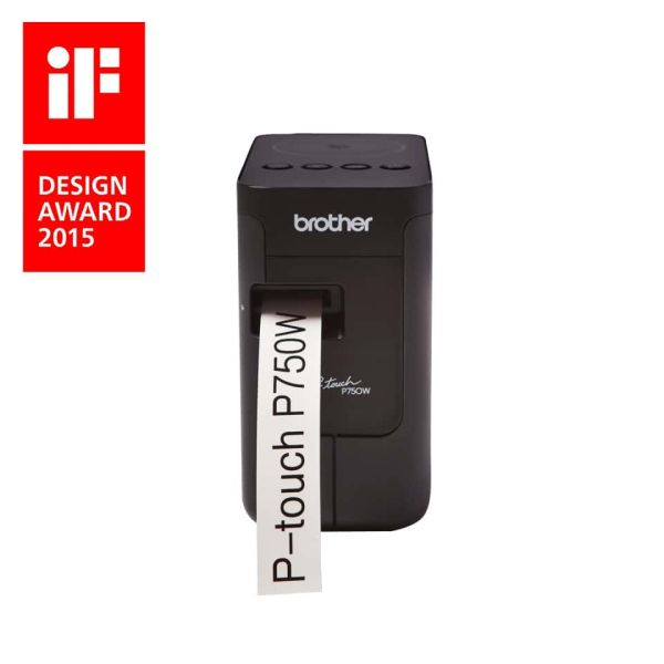 Brother PT-P750W labelprinter 180 x 180 DPI 30 mm/sec Bedraad en draadloos HSE/TZe Wifi (PTP750WYJ1)
