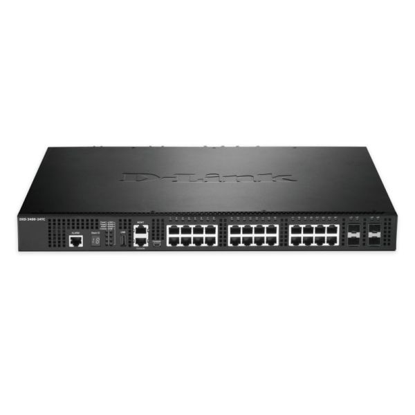 D-Link DXS-3400-24SC netwerk-switch Managed L3 Zwart (DXS-3400-24SC)