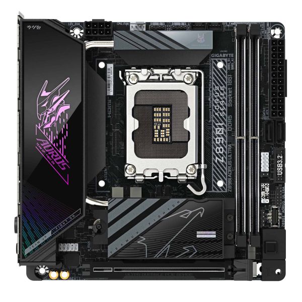 GIGABYTE Z890I AORUS ULTRA moederbord Intel Z890 LGA 1851 (Socket V1) mini ITX (Z890I AORUS ULTRA)