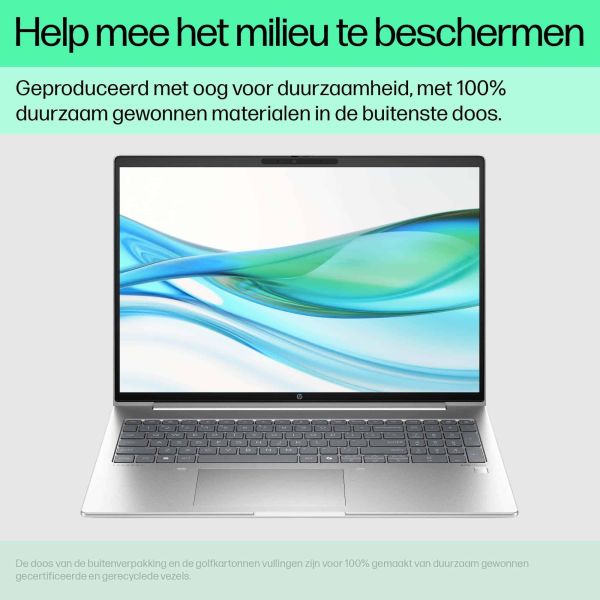 HP ProBook 440 G11 Intel Core Ultra 5 125U Laptop 35,6 cm (14") WUXGA 16 GB DDR5-SDRAM 512 GB SSD Wi-Fi 6E (802.11ax) Windows 11 Pro Zilver (9Y7J6ET#ABH)