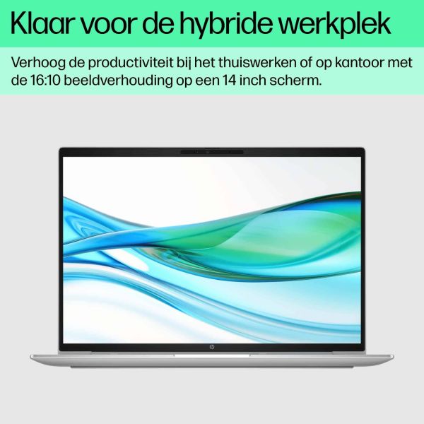 HP ProBook 440 G11 Intel Core Ultra 5 125U Laptop 35,6 cm (14") WUXGA 16 GB DDR5-SDRAM 512 GB SSD Wi-Fi 6E (802.11ax) Windows 11 Pro Zilver (9Y7J6ET#ABH)