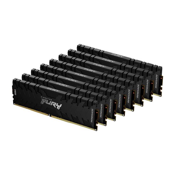 Kingston Technology FURY Renegade geheugenmodule 256 GB 8 x 32 GB DDR4 3200 MHz (KF432C16RBK8/256) Kingston Technology FURY Renegade geheugenmodule 256 GB 8 x 32 GB DDR4 3200 MHz (KF432C16RBK8/256)