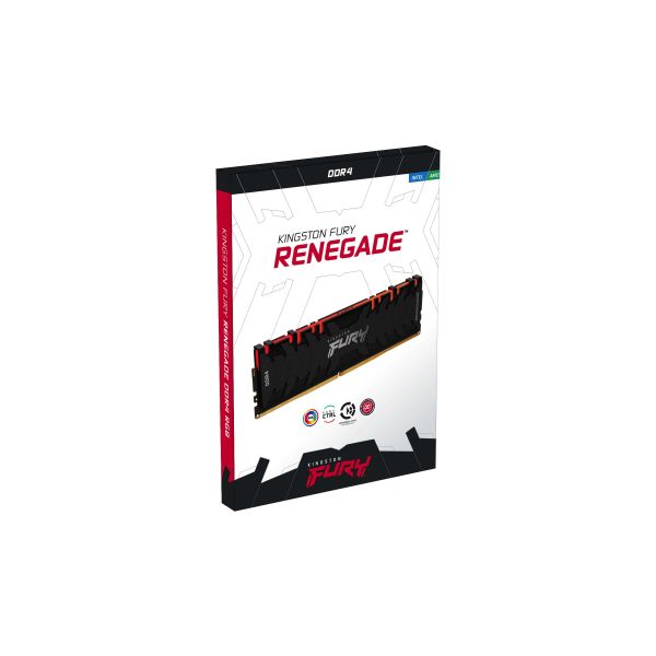 Kingston Technology FURY Renegade RGB geheugenmodule 8 GB 1 x 8 GB DDR4 4000 MHz (KF440C19RBA/8)