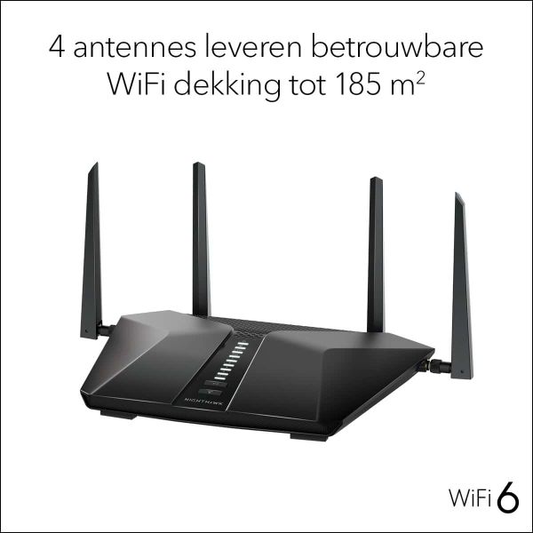 NETGEAR Nighthawk AX5 5-Stream AX4200 WiFi Router (RAX43) (RAX43-100EUS)