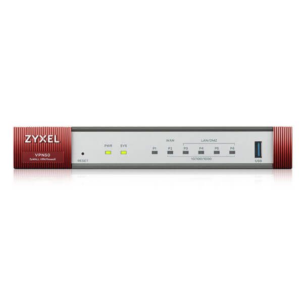Zyxel VPN Firewall VPN 50 firewall (hardware) 0,8 Gbit/s (VPN50-EU0101F)