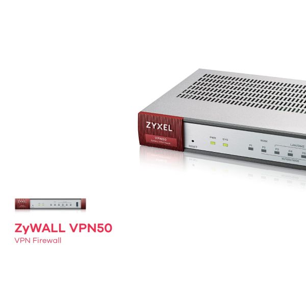 ZYXEL VPN Firewall VPN50 (VPN50-EU0101F)