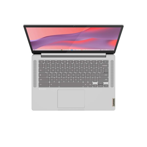 Lenovo IdeaPad Slim 3 Chrome MediaTek Kompanio 520 Chromebook 35,6 cm (14") Full HD 4 GB LPDDR4x-SDRAM 64 GB eMMC Wi-Fi 6 (802.11ax) ChromeOS Grijs (82XJ003EMH)