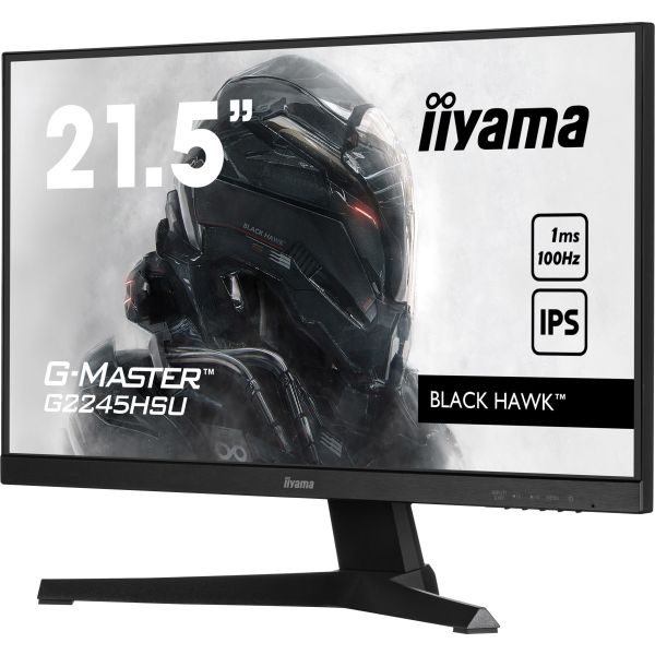 iiyama G-MASTER G2245HSU-B2 computer monitor 54,6 cm (21.5") 1920 x 1080 Pixels Full HD LED Zwart (G2245HSU-B2) iiyama G-MASTER G2245HSU-B2 computer monitor 54,6 cm (21.5") 1920 x 1080 Pixels Full HD LED Zwart (G2245HSU-B2)