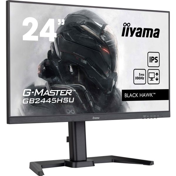 iiyama G-MASTER GB2445HSU-B2 LED display 60,5 cm (23.8") 1920 x 1080 Pixels Full HD Zwart (GB2445HSU-B2)