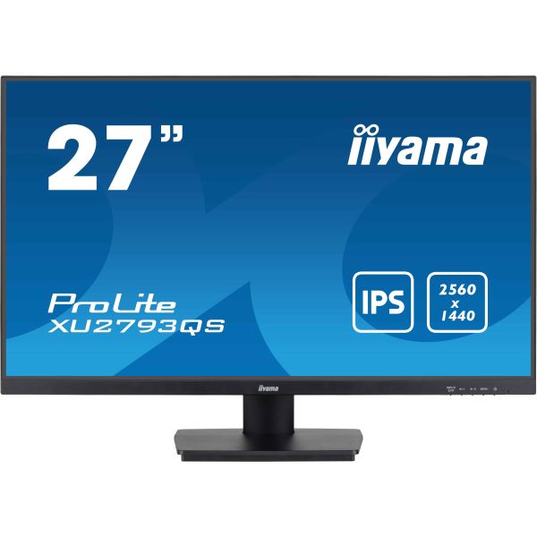 iiyama ProLite XU2793QS-B7 computer monitor 68,6 cm (27") 2560 x 1440 Pixels 4K Ultra HD LED Zwart (XU2793QS-B7)