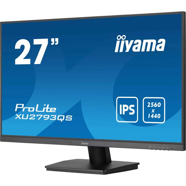 iiyama ProLite XU2793QS-B7 computer monitor 68,6 cm (27") 2560 x 1440 Pixels 4K Ultra HD LED Zwart (XU2793QS-B7)