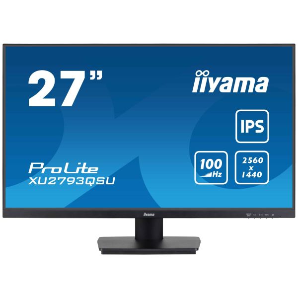 iiyama ProLite XU2793QSU-B7 computer monitor 68,6 cm (27") 2560 x 1440 Pixels Quad HD LED Zwart (XU2793QSU-B7)
