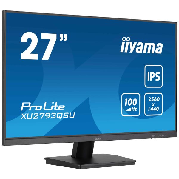 iiyama ProLite XU2793QSU-B7 computer monitor 68,6 cm (27") 2560 x 1440 Pixels Quad HD LED Zwart (XU2793QSU-B7)