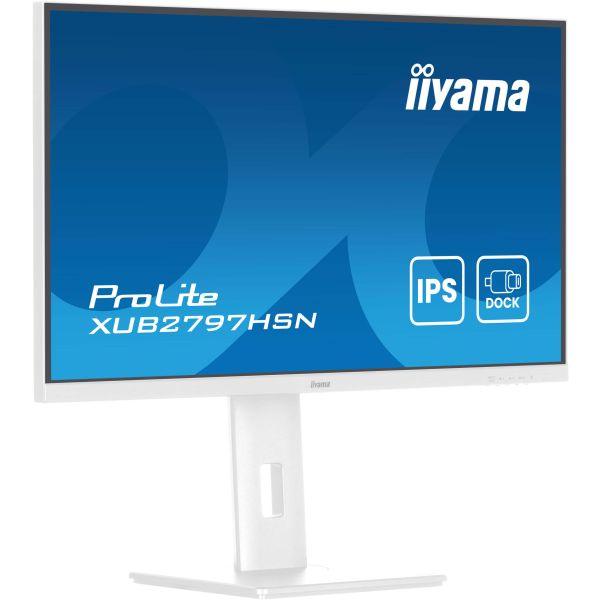 iiyama ProLite XUB2797HSN-W2 computer monitor 68,6 cm (27") 1920 x 1080 Pixels Full HD LED Wit (XUB2797HSN-W2)