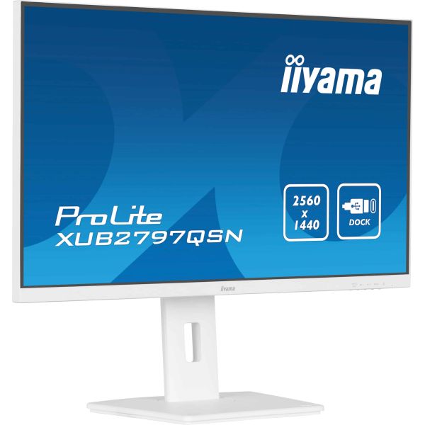iiyama G-MASTER XUB2797QSN-W2 computer monitor 68,6 cm (27") 2560 x 1440 Pixels 4K Ultra HD LED Wit (XUB2797QSN-W2)