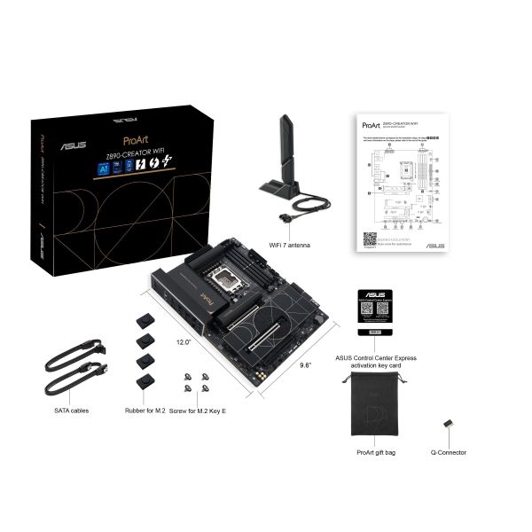 ASUS PROART Z890-CREATOR WIFI Intel Z890 LGA 1851 (Socket V1) ATX (90MB1JD0-M0EAY0)