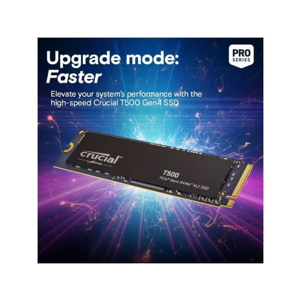 Crucial T500 4TB M.2 NVMe SSD PCIe Gen4 (CT4000T500SSD3)