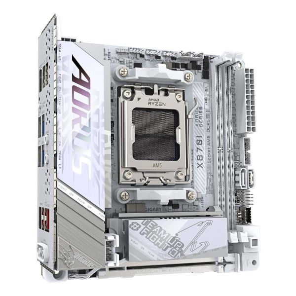 GIGABYTE X870I AORUS PRO ICE moederbord AMD X870 Socket AM5 Micro ITX (X870I AORUS PRO ICE)
