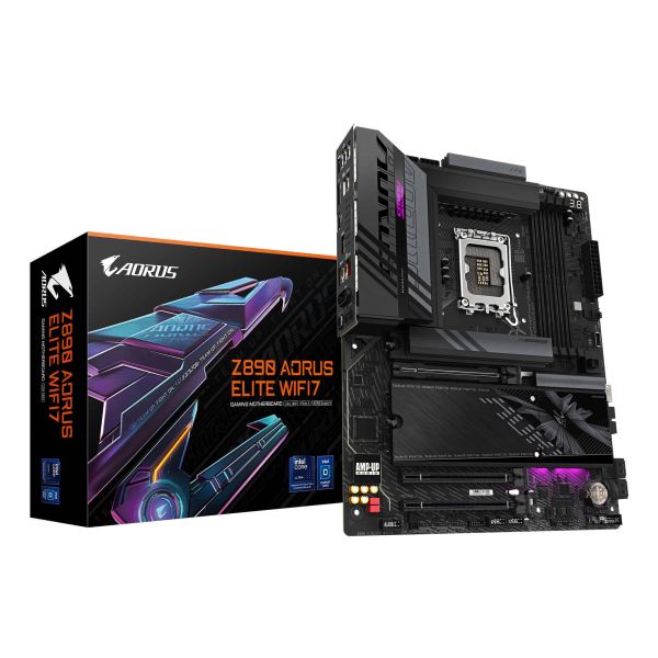 GIGABYTE Z890 AORUS ELITE WIFI7 Intel Z890 LGA 1851 (Socket V1) ATX (Z890 AORUS ELITE WIFI7)