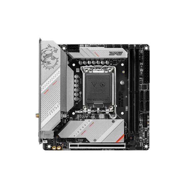 MSI MPG B760I EDGE WIFI moederbord Intel B760 LGA 1700 mini ATX (MPG B760I EDGEWIFI) MSI MPG B760I EDGE WIFI moederbord Intel B760 LGA 1700 mini ATX (MPG B760I EDGEWIFI)