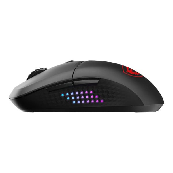 MSI VERSA 300 ELITE WIRELESS muis Gamen Rechtshandig RF Wireless + Bluetooth + USB Type-C Optisch 26000 DPI (S12-4301290-CLA)