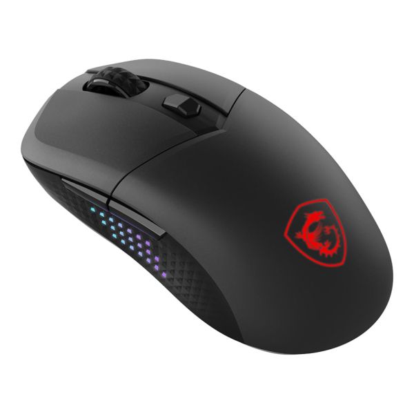 MSI VERSA 300 ELITE WIRELESS muis Gamen Rechtshandig RF Wireless + Bluetooth + USB Type-C Optisch 26000 DPI (S12-4301290-CLA)
