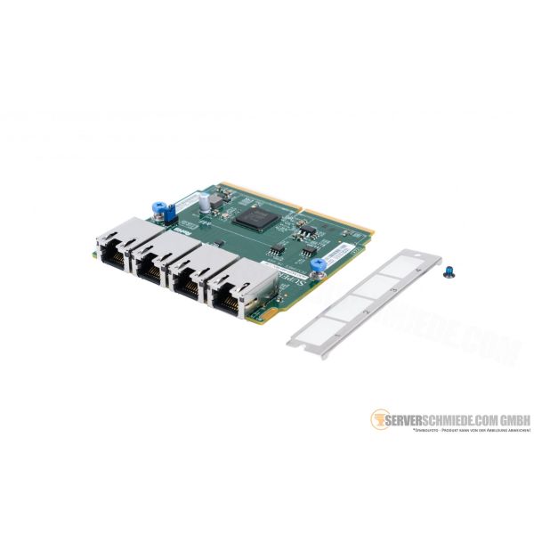 Super Micro Supermicro network card Quad-Port RJ-45 1Gbit SIOM AOC-MTG-i4T Single (AOC-MGP-I4M-O)