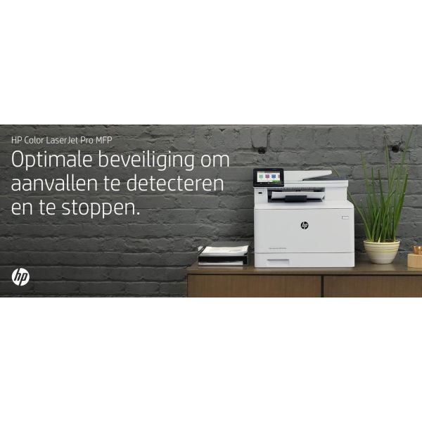 HP Color LaserJet Pro MFP M479dw, Color, Printer voor Printen, kopiëren, scannen, mail, Dubbelzijdig printen; Scannen naar e-mail/pdf; ADF voor 50 vel (W1A77A)