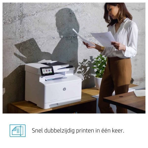 HP Color LaserJet Pro MFP M479fnw, Printen, kopiëren, scannen, fax, e-mail, Scannen naar e-mail/pdf; ADF voor 50 vel ongekruld (W1A78A)