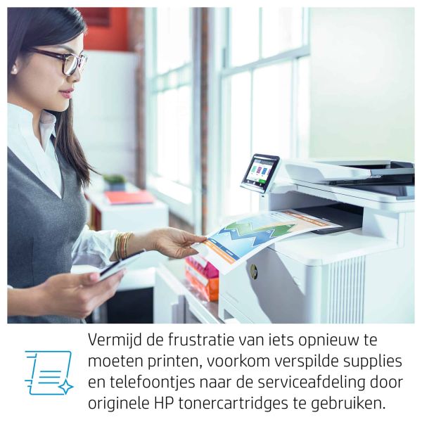 HP Color LaserJet Pro MFP M479fdn, Printen, kopiëren, scannen, fax, e-mail, Scannen naar e-mail/pdf; Dubbelzijdig printen; ADF voor 50 vel ongekruld (W1A79A)