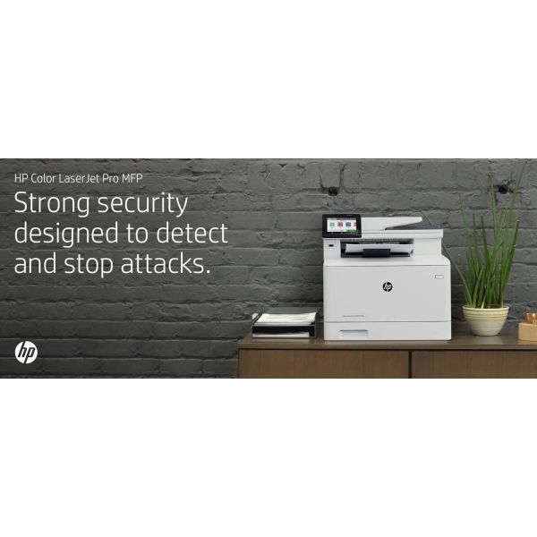 HP Color LaserJet Pro MFP M479fdn, Printen, kopiëren, scannen, fax, e-mail, Scannen naar e-mail/pdf; Dubbelzijdig printen; ADF voor 50 vel ongekruld (W1A79A)