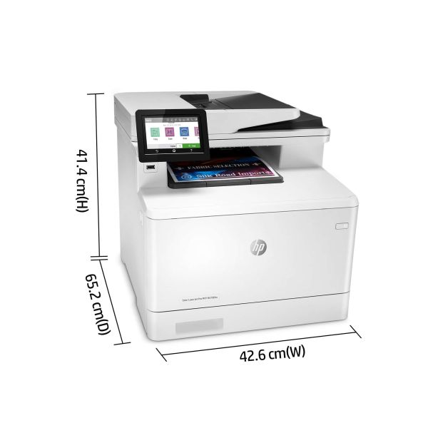 HP Color LaserJet Pro MFP M479fdn, Printen, kopiëren, scannen, fax, e-mail, Scannen naar e-mail/pdf; Dubbelzijdig printen; ADF voor 50 vel ongekruld (W1A79A)