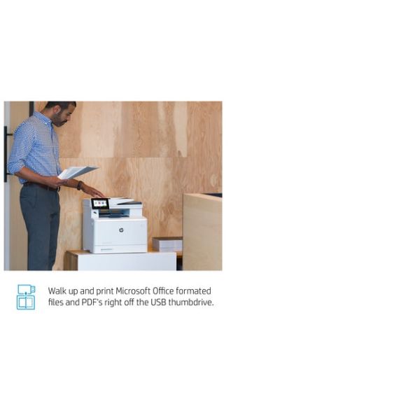 HP Color LaserJet Pro MFP M479fdw, Printen, kopiëren, scannen, fax, e-mail, Scannen naar e-mail/pdf; Dubbelzijdig printen; ADF voor 50 vel ongekruld (W1A80A)