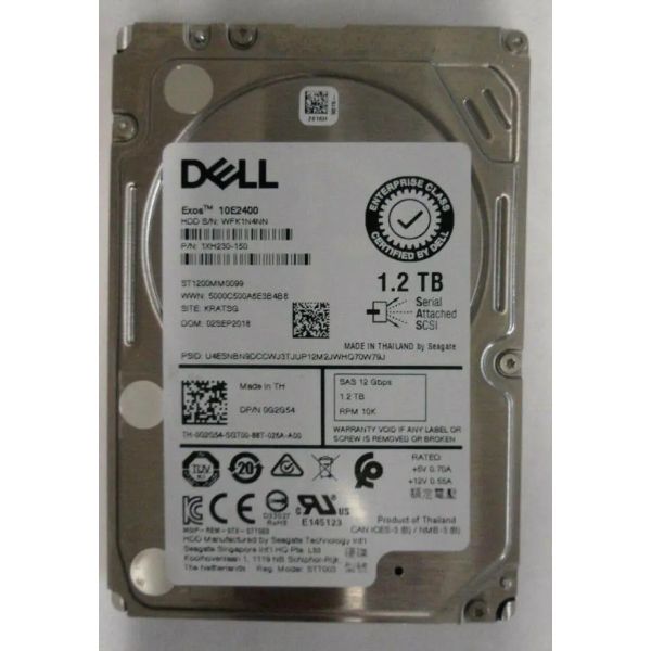 Dell HDD 1.2TB 2.5 10K SAS 12gb/s (ST1200MM0099)