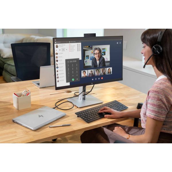 HP E27d G4 computer monitor 68,6 cm (27") 2560 x 1440 Pixels Quad HD Zwart (6PA56AA#ABB) 1/1