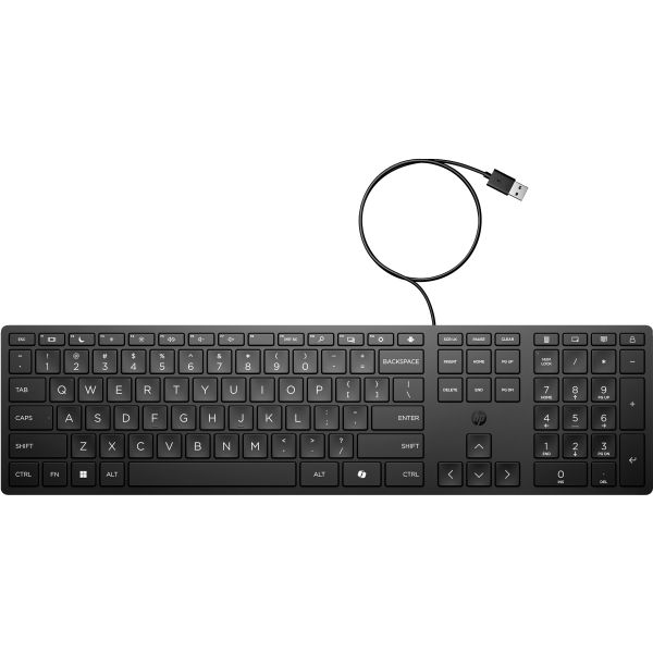 HP Desktop 320K toetsenbord met kabel (9SR37UT#ABB)