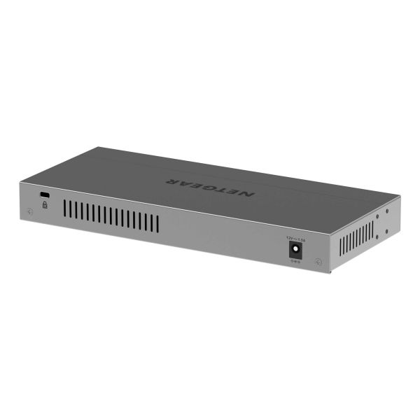 NETGEAR GS108MX-100EUS netwerk-switch Unmanaged L2 Gigabit Ethernet (10/100/1000) Bureaublad-/wandmontage (GS108MX-100EUS)