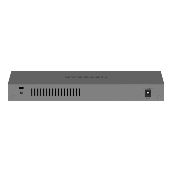 NETGEAR GS108MX-100EUS netwerk-switch Unmanaged L2 Gigabit Ethernet (10/100/1000) Bureaublad-/wandmontage (GS108MX-100EUS)