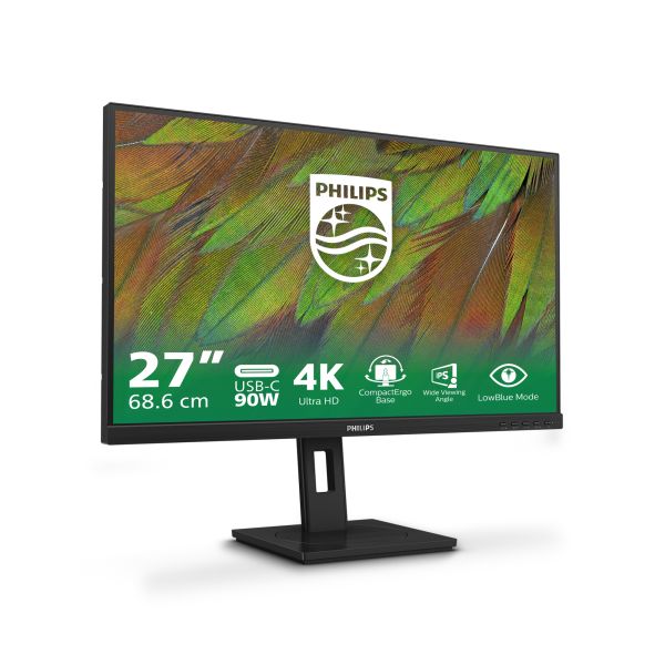 Philips 3000 series 27B1U3900/00 computer monitor 68,6 cm (27") 3840 x 2160 Pixels 4K Ultra HD LCD Zwart (27B1U3900/00) Philips 3000 series 27B1U3900/00 computer monitor 68,6 cm (27") 3840 x 2160 Pixels 4K Ultra HD LCD Zwart (27B1U3900/00)