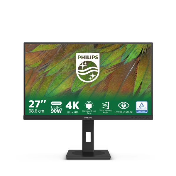 Philips 3000 series 27B1U3900/00 computer monitor 68,6 cm (27") 3840 x 2160 Pixels 4K Ultra HD LCD Zwart (27B1U3900/00)