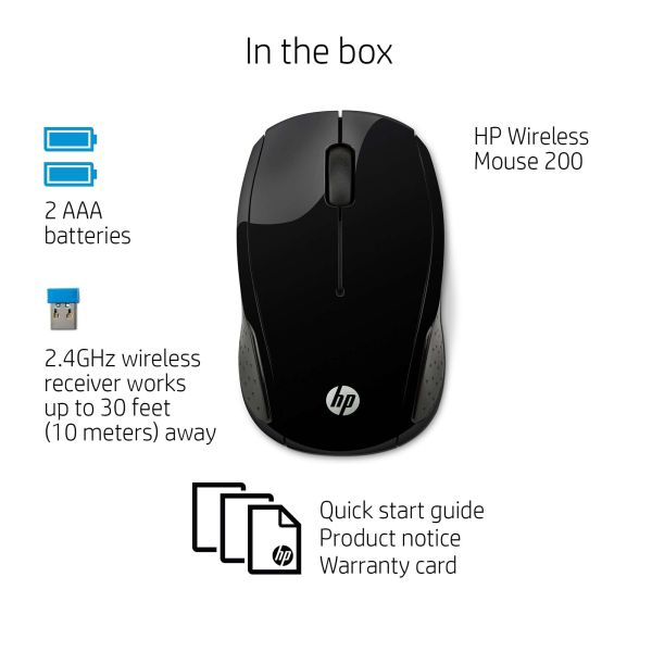 HP draadloze muis 200 (X6W31AA)