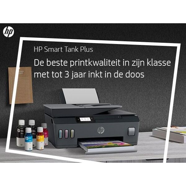 HP Smart Tank Plus 655 draadloze All-in-One, Printen, kopiëren, scannen, faxen, ADF en draadloos, Scans naar pdf (Y0F74A#BHC)