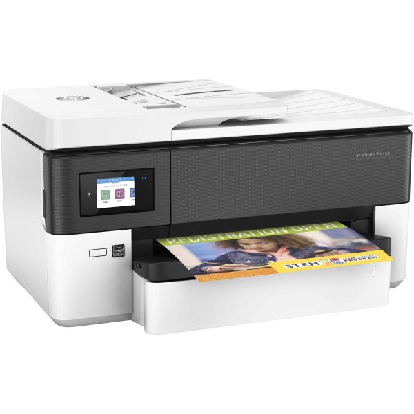 HP OfficeJet Pro 7720 breedformaat All-in-One printer, Kleur, Printer voor Kleine kantoren, Printen, kopiëren, scannen, faxen, Invoer voor 35 vel; Printen via USB-poort aan voorzijde; Dubbelzijdig printen (Y0S18A#A80)
