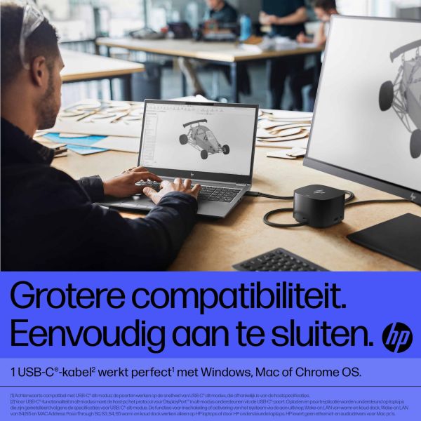 HP Thunderbolt Dock 280W G4 met combokabel (4J0G4ET#ABB)
